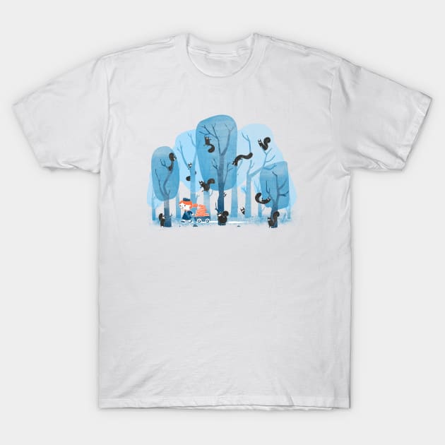 Squinjas! T-Shirt by Queenmob